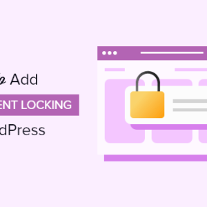 Read more about the article How to Add Content Locking in WordPress (2 Methods)