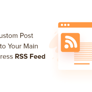 Read more about the article How to Add Custom Post Types to Your Main WordPress RSS Feed