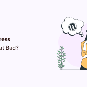 Read more about the article Is WordPress Really That Bad? (9 Things You Should Know)