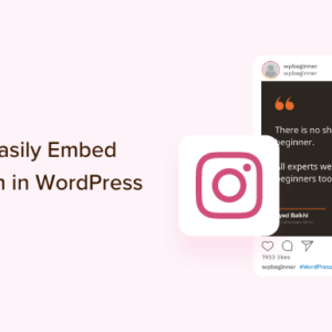 Read more about the article How to Easily Embed Instagram in WordPress (Step by Step)