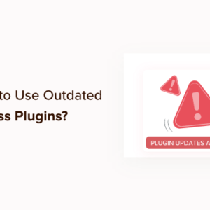 Read more about the article Is It Safe to Use Outdated WordPress Plugins? (Explained)