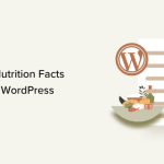 How to Display Nutrition Facts Labels in WordPress