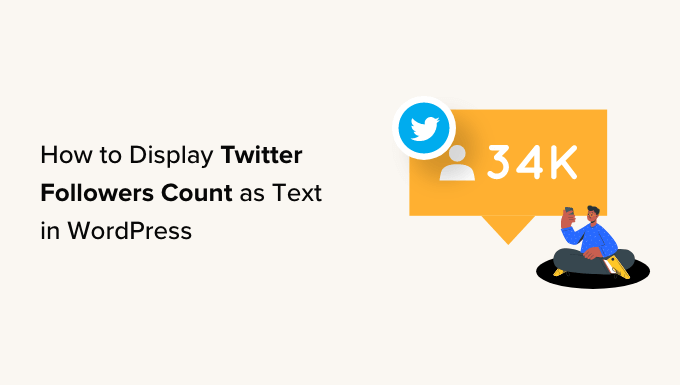 You are currently viewing How to Display Twitter Followers Count as Text in WordPress