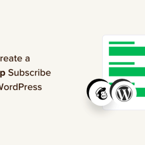 Read more about the article How to Create a Mailchimp Subscribe Form in WordPress With Custom Fields