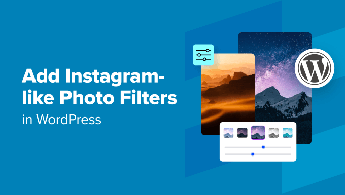 Read more about the article How to Add Instagram-like Photo Filters in WordPress (Step by Step)