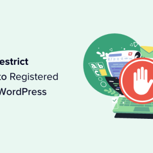 Read more about the article How to Restrict Content to Registered Users in WordPress (2 Ways)