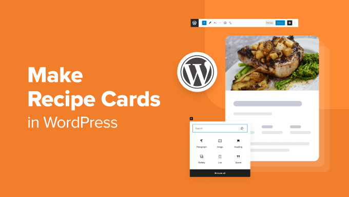 You are currently viewing How to Make Recipe Cards in WordPress (Step by Step)
