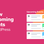 How to Show Upcoming Events in WordPress (The Easy Way)