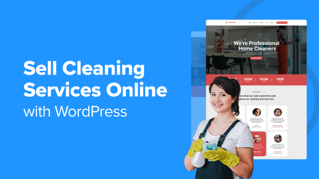 You are currently viewing How to Sell Cleaning Services Online with WordPress (2 Easy Ways)