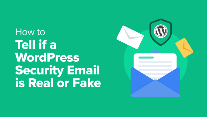 Read more about the article [Revealed] How to Tell if a WordPress Security Email is Real or Fake