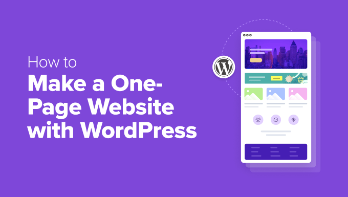 Read more about the article How to Make a One-Page Website with WordPress (Step by Step)