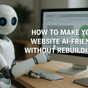 Read more about the article How To Make Your Website AI-Friendly Without Rebuild It